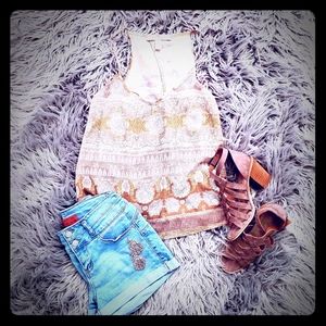 👍4 for $20👍Boho Tank, size small